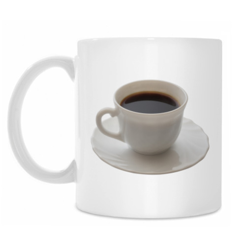 Кружка с принтом Кофе