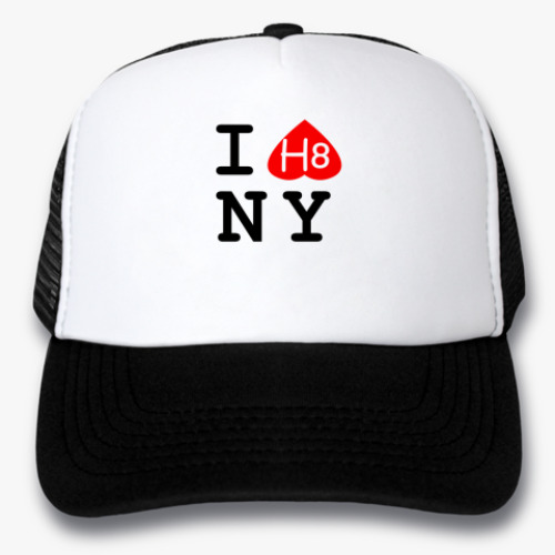 Кепка-тракер с принтом 'I H8 NY!'