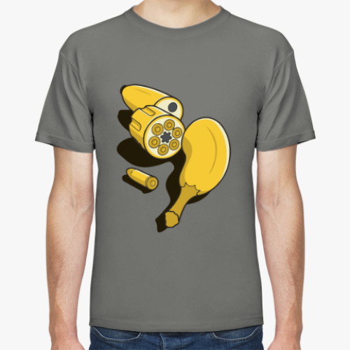 Футболка с принтом Банан-револьвер