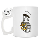 Кружка с футбольным мячиком