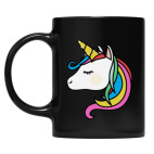 Кружка цветная UV-DTF