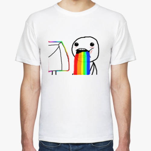 Футболка с принтом OMG