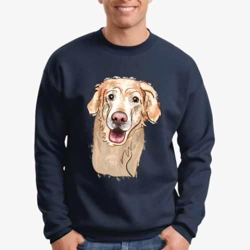 Свитшот с принтом Пёс