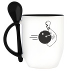 Кружка с ложкой