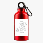 Металлическая бутылка 400 мл UV-DTF