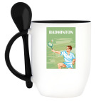 Кружка с ложкой