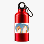 Металлическая бутылка 400 мл UV-DTF