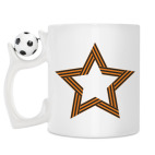 Кружка с футбольным мячиком