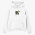 Толстовка худи оверсайз