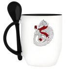 Кружка с ложкой