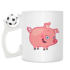 Кружка с футбольным мячиком