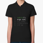 Женская рубашка поло