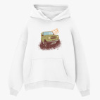 Толстовка худи оверсайз