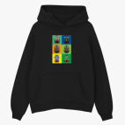 Толстовка худи оверсайз