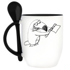 Кружка с ложкой