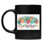 Кружка цветная UV-DTF