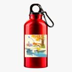 Металлическая бутылка 400 мл UV-DTF