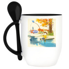 Кружка с ложкой