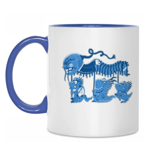 Кружка с принтом 'Дракончики'