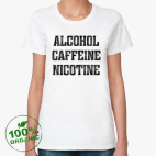 Женская футболка органик