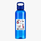 Прозрачная спортивная бутылка