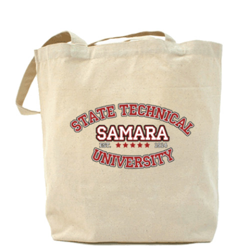 Сумка шоппер с принтом СамГТУ - Самарский Гос-й Технический Университет