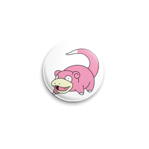 Значок 25мм с принтом Slowpoke