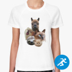 Женская спортивная футболка