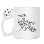 Кружка с футбольным мячиком