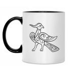 Кружка двухцветная