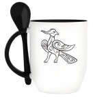 Кружка с ложкой