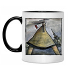 Кружка двухцветная