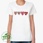 Женская футболка органик