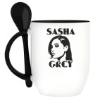 Кружка с ложкой