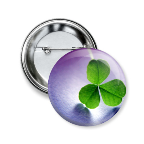 Значок 50мм с принтом  Shamrock