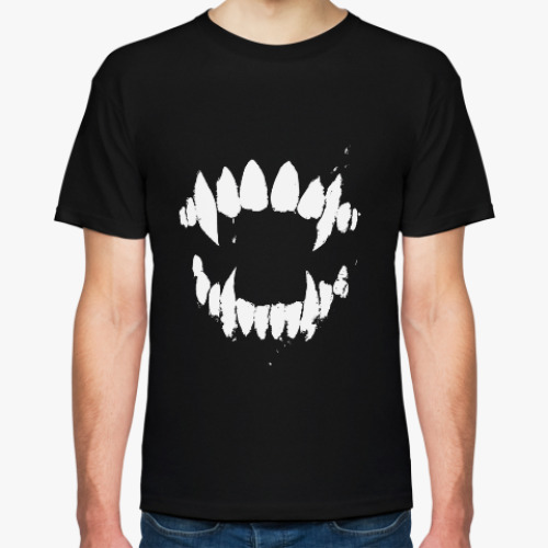 Футболка с принтом Острые зубки