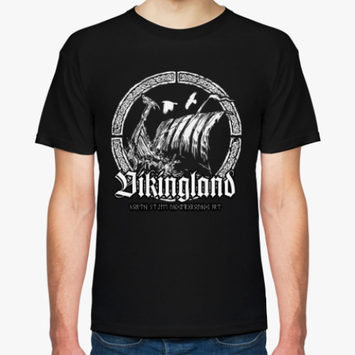 Футболка с принтом Vikingland