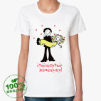 Женская футболка органик