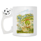 Кружка с футбольным мячиком