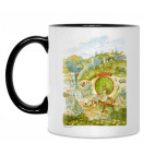 Кружка двухцветная