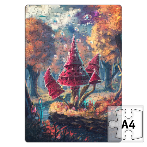 Пазл с принтом Mushrooms
