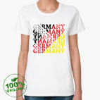 Женская футболка органик