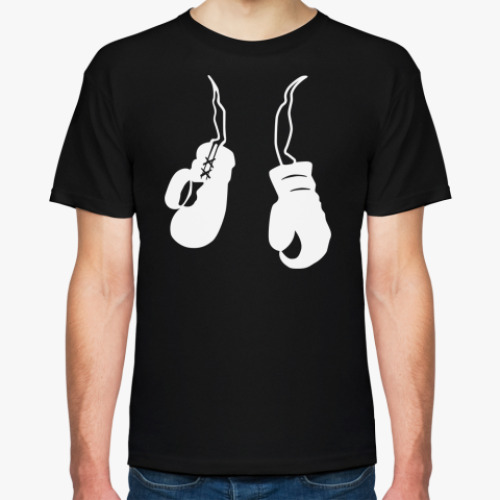 Футболка с принтом бокс