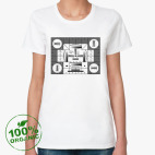 Женская футболка органик