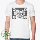 Мужская футболка органик