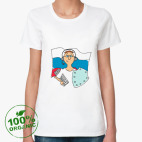 Женская футболка органик