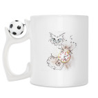 Кружка с футбольным мячиком