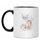 Кружка двухцветная