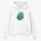 Толстовка худи оверсайз