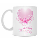 Сердечко с поздравлением в День Святого Валентина